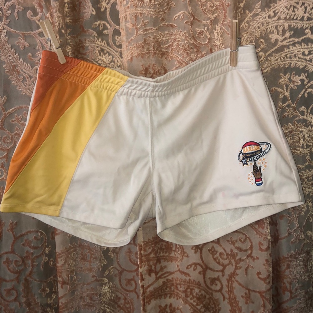 Harlem globetrotter 75th anniversary shorts